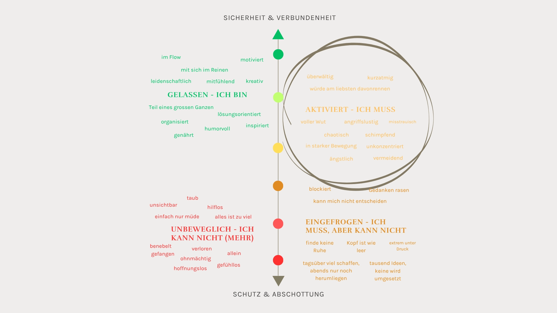 Fight-Flight: Dein Nervensystem ist mobilisiert und unter Dauerstrom.