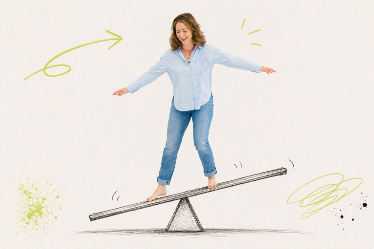 Dauerstress verstehen: Die Wippe